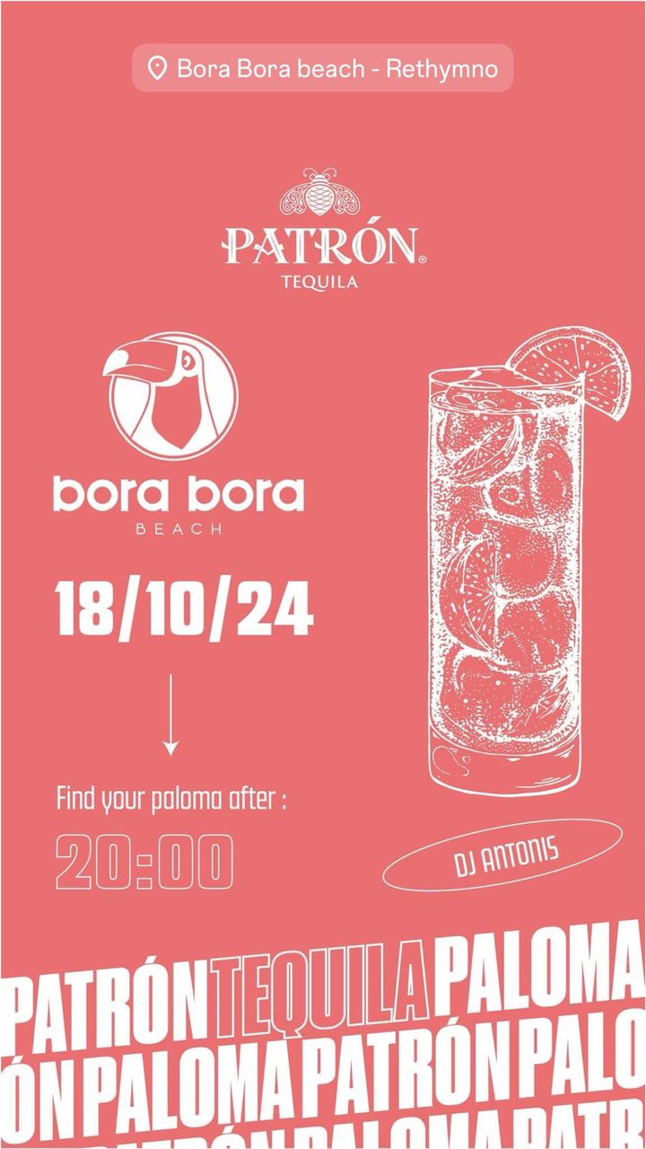 Bora Bora & Patron Tequila