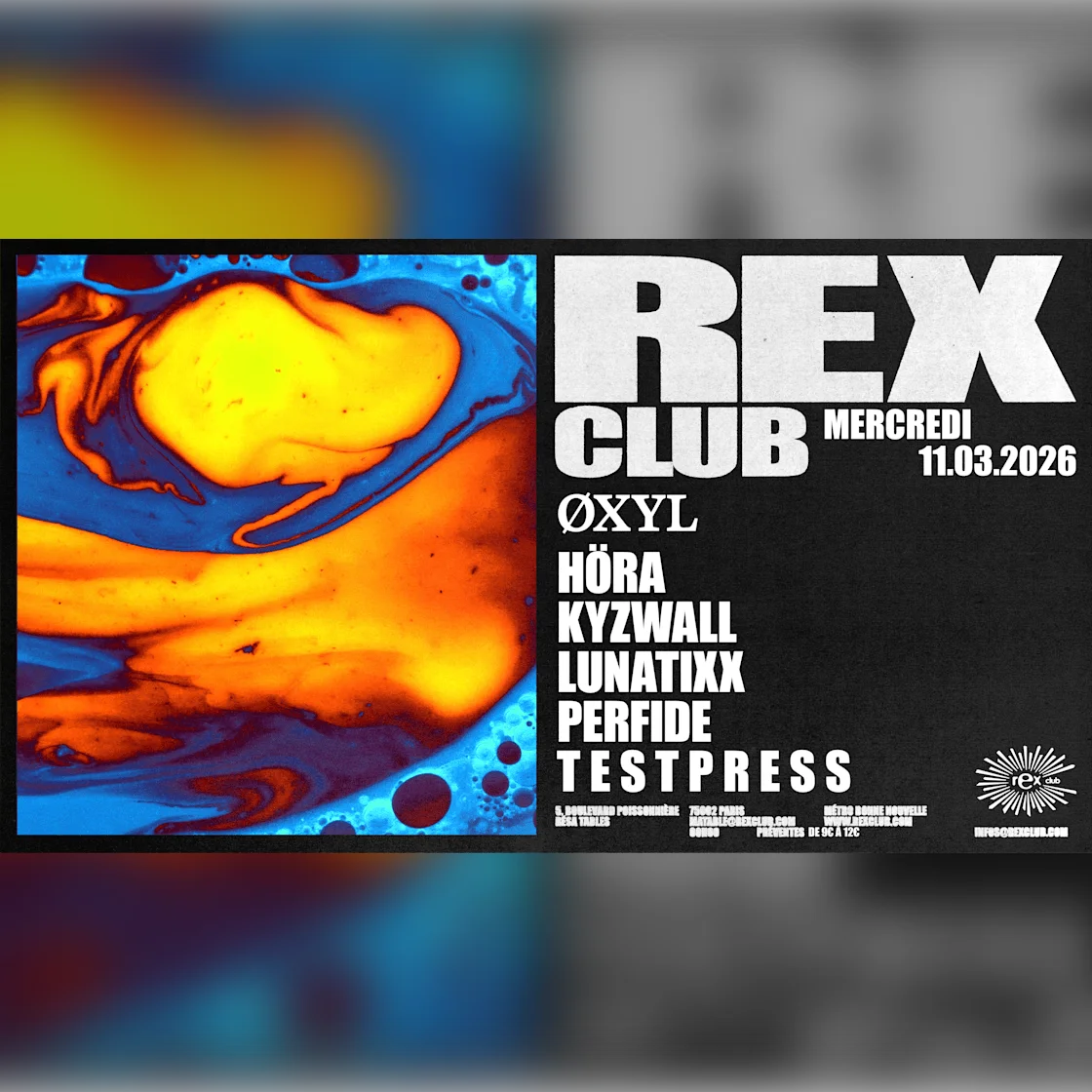 Øxyl : TESTPRESS, Kyzwall, Lunatixx, Höra & Perfide