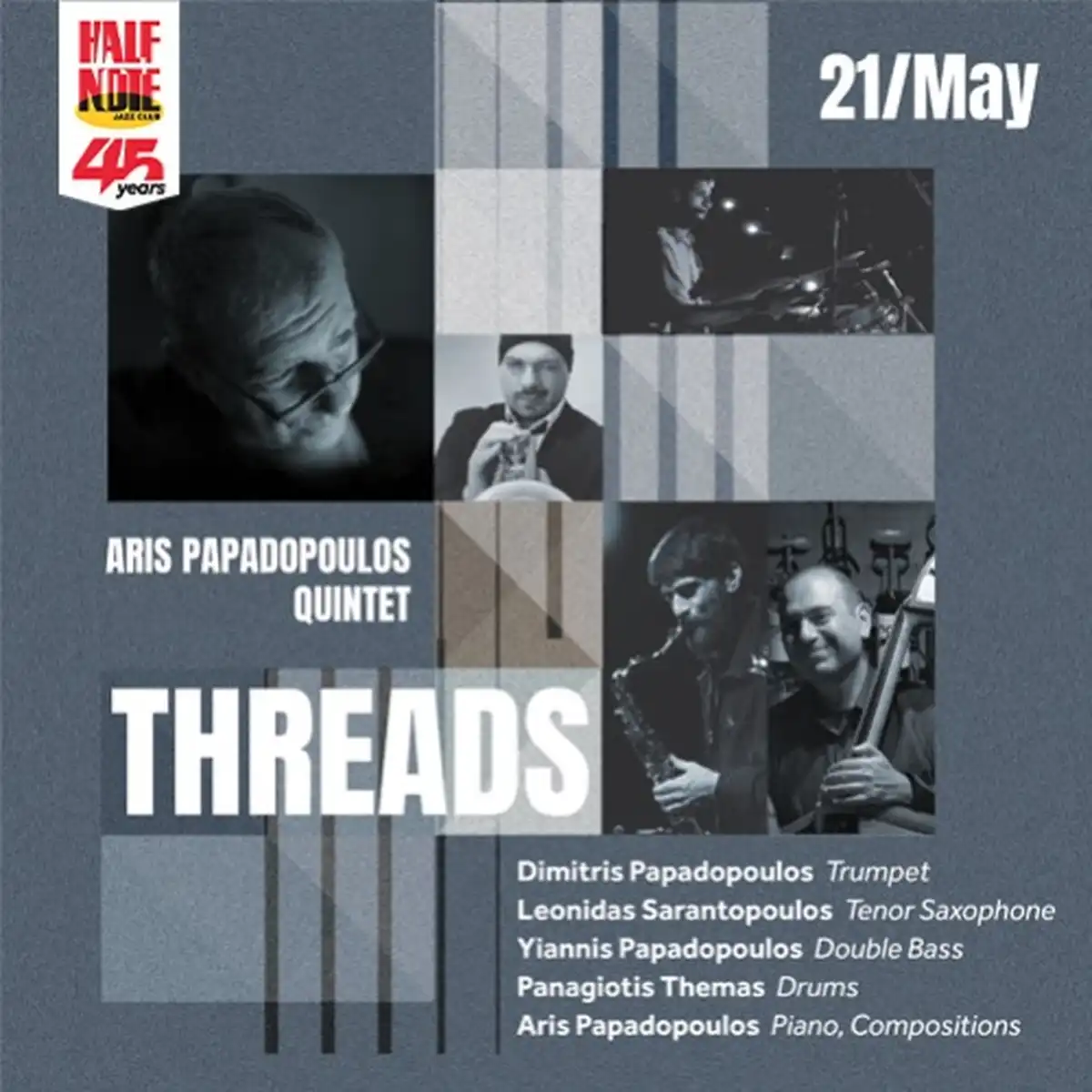 ARIS PAPADOPOULOS QUINTET “THREADS”