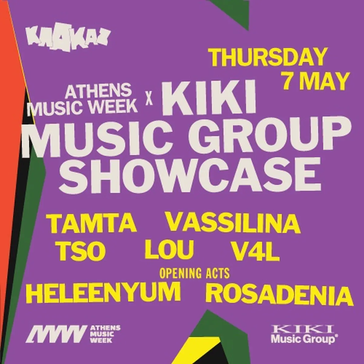 Athens Music Week X Kiki Music Group Showcase