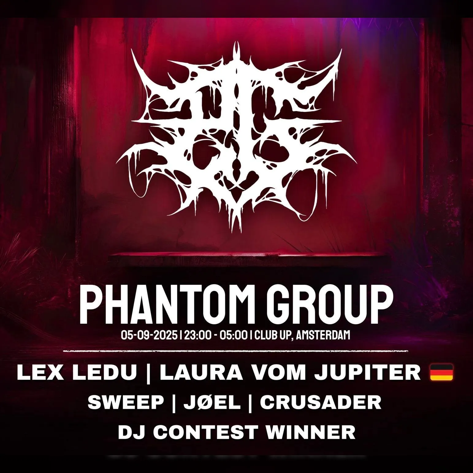 PHANTOM GROUP: Hard Techno Rave / LEX LEDU, LAURA VOM JUPITER