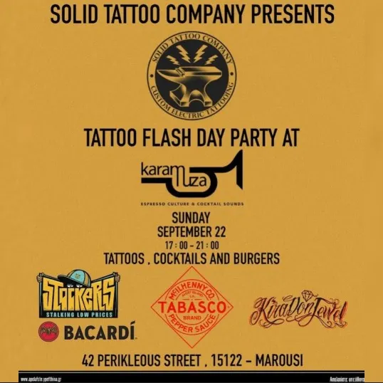 Tattoo flash day party