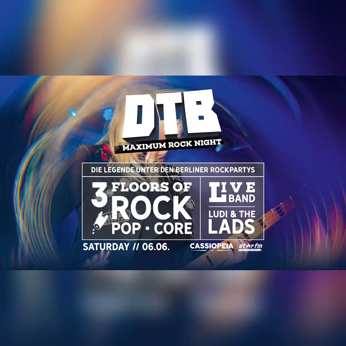 DTB Maximum Rock Night mit Ludi & The Lads