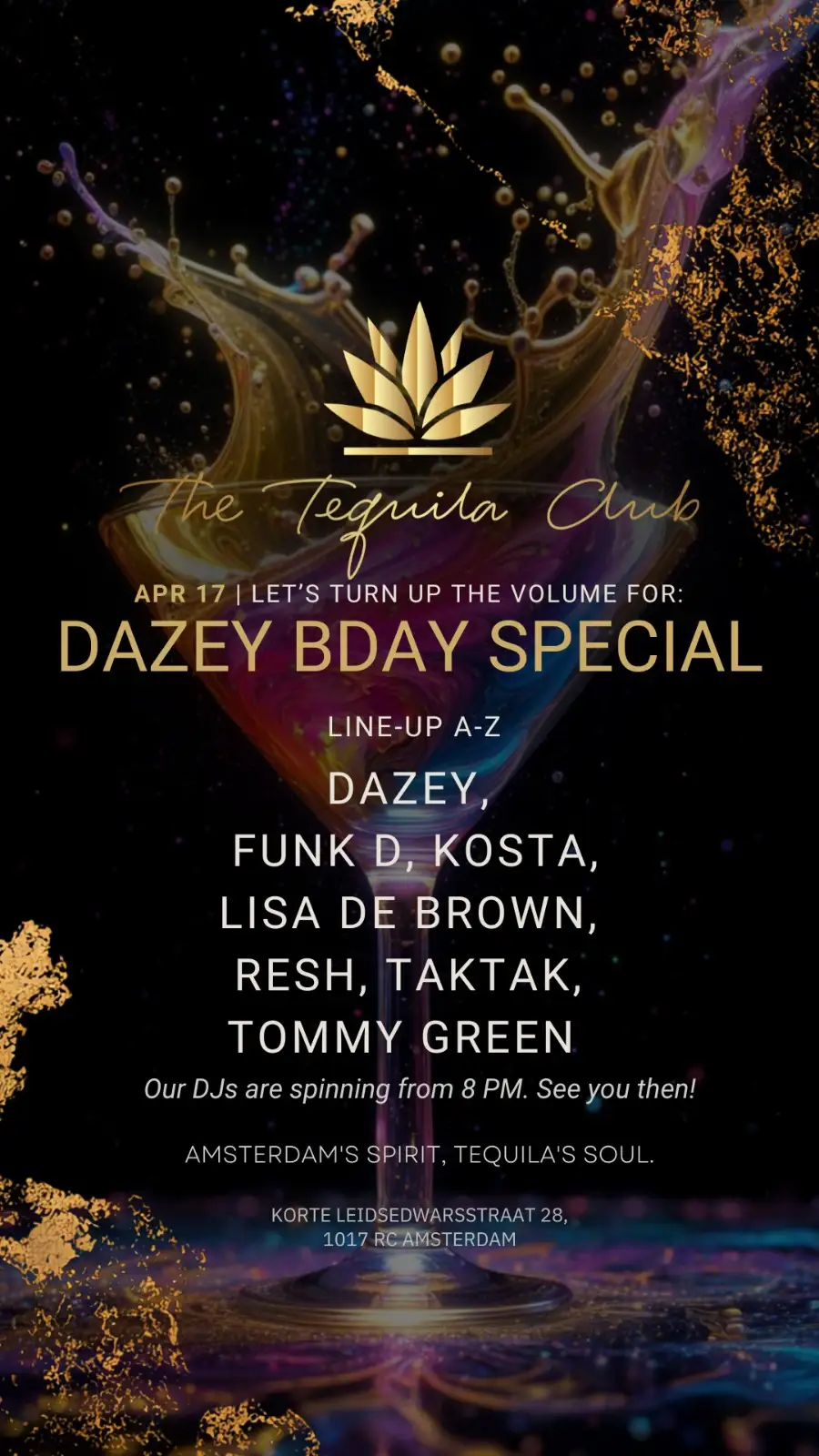 Dazey's Bday Bash + Horeca Afterparty