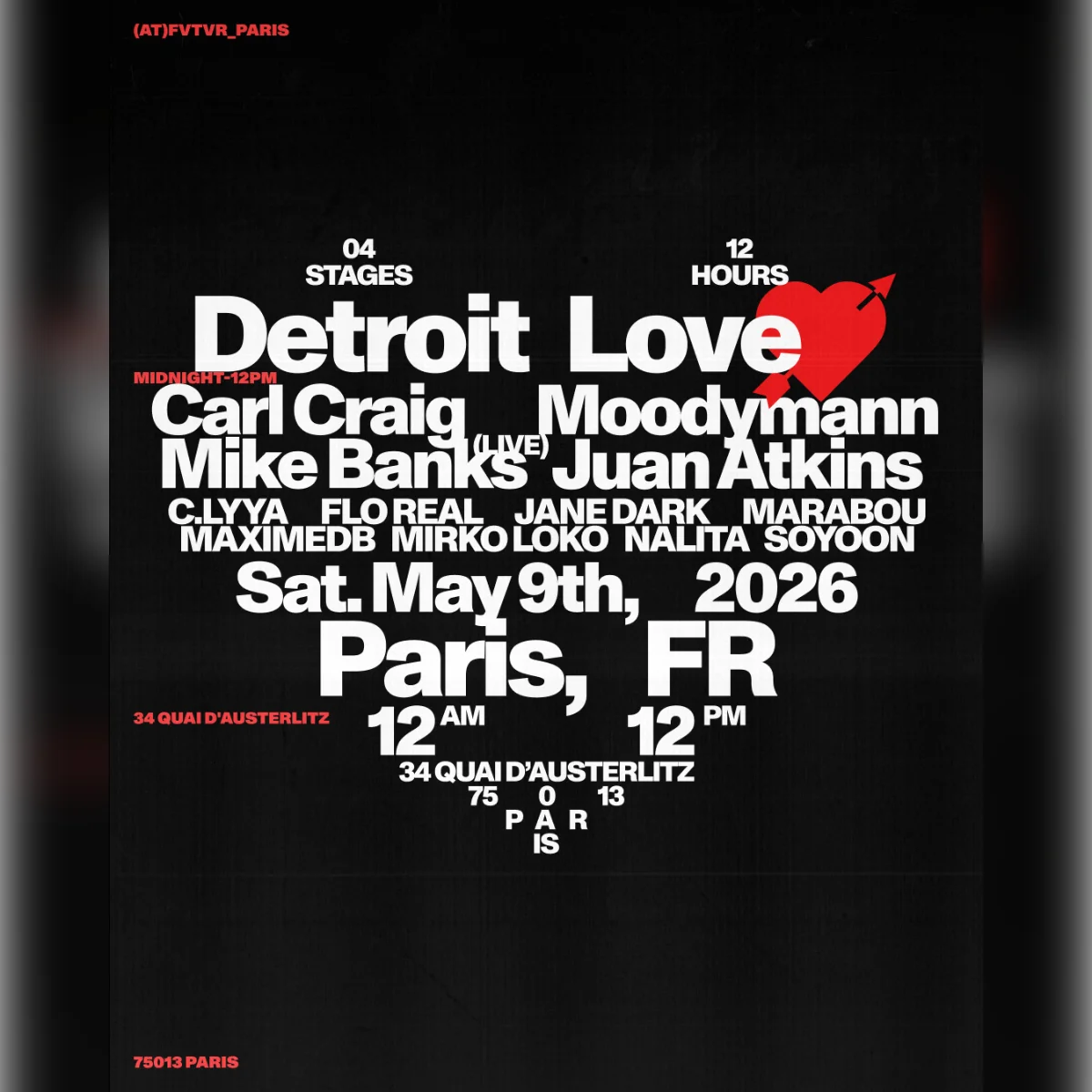 DETROIT LOVE: Mike Banks, Carl Craig, Moodymann, Juan Atkins