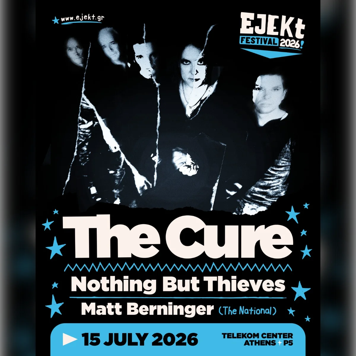 The Cure, Nothing But Thieves & Matt Berninger (The National) / Ejekt Festival 2026