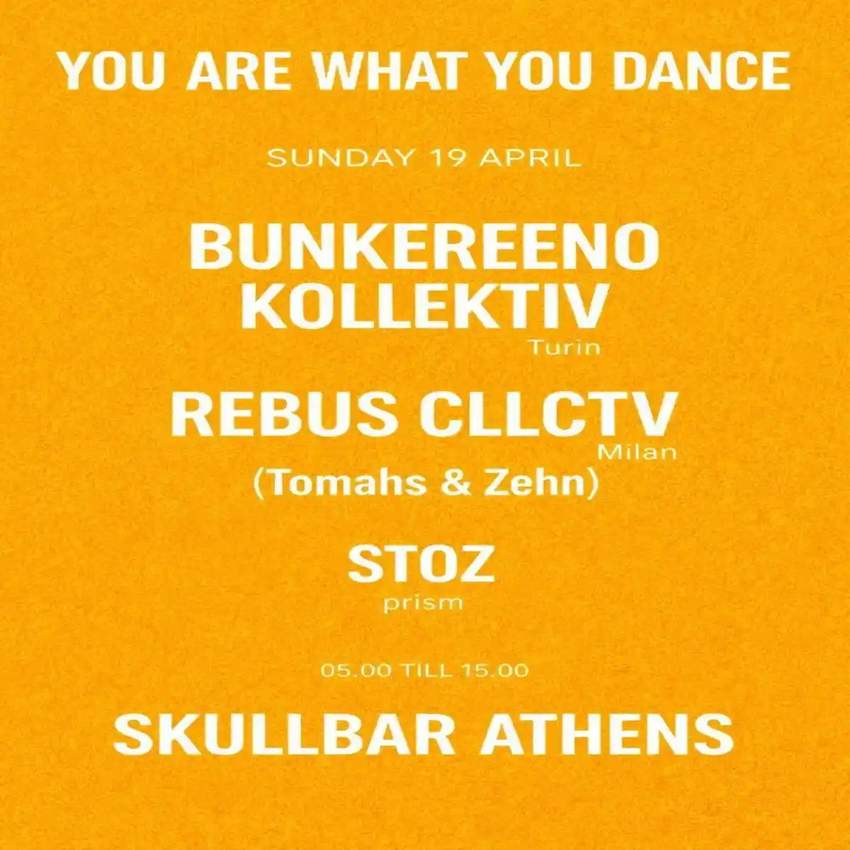 Afterhours: Bunkereeno Kollektiv / Rebus Cllctv / STOZ
