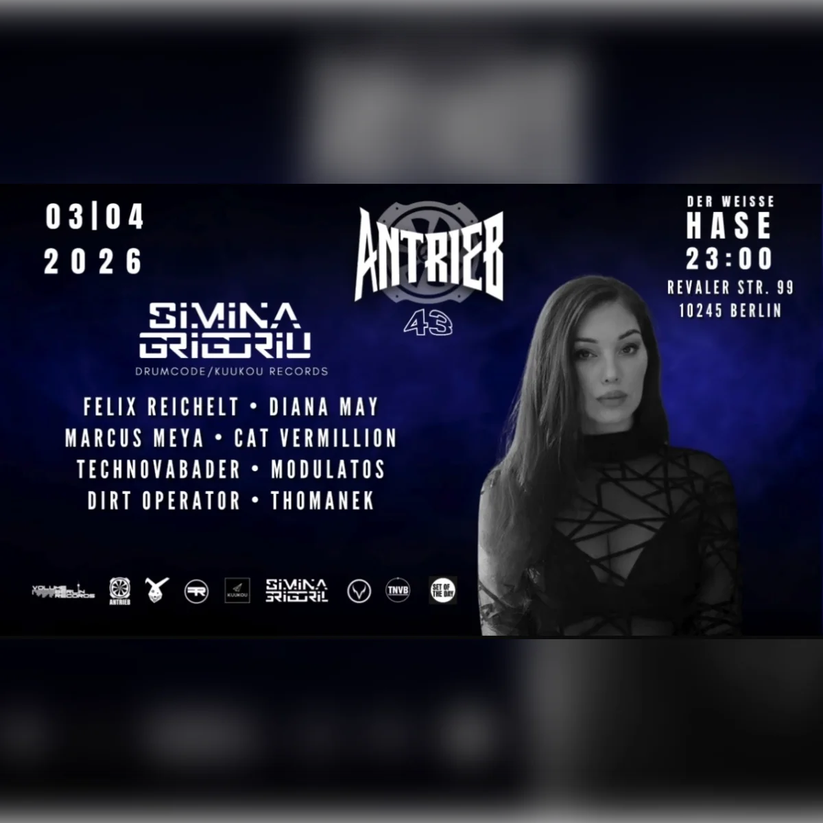 Antrieb 43 W/ Simina Grigoriu & VBR Residents