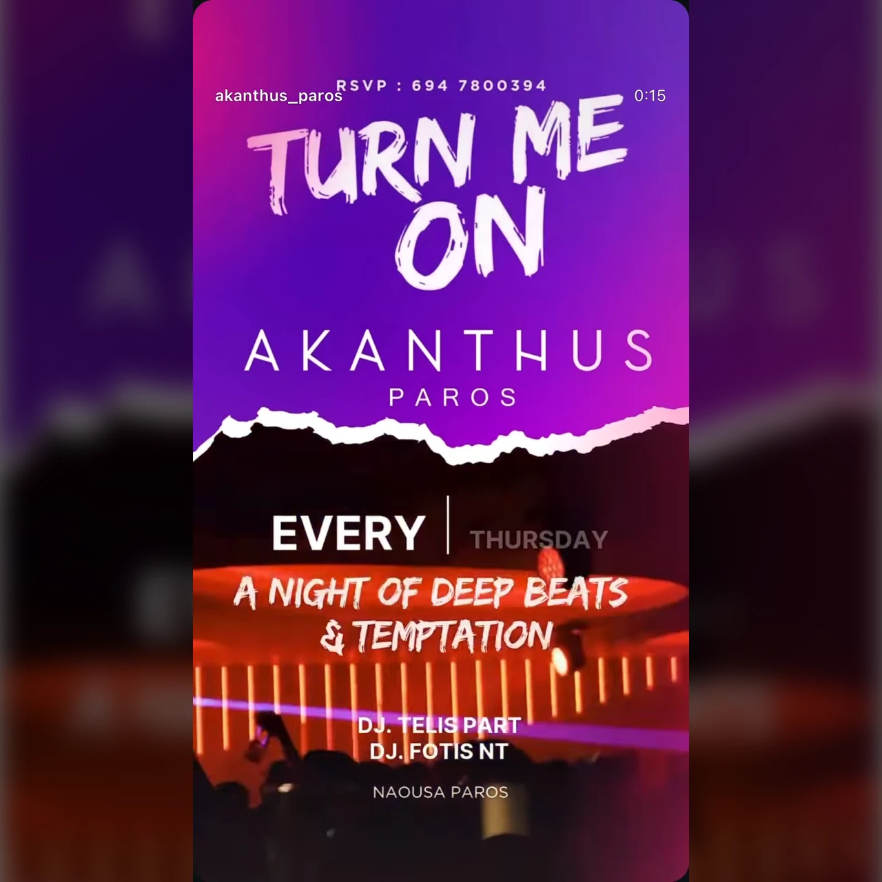 A Night Of Deep Beats & Temptation