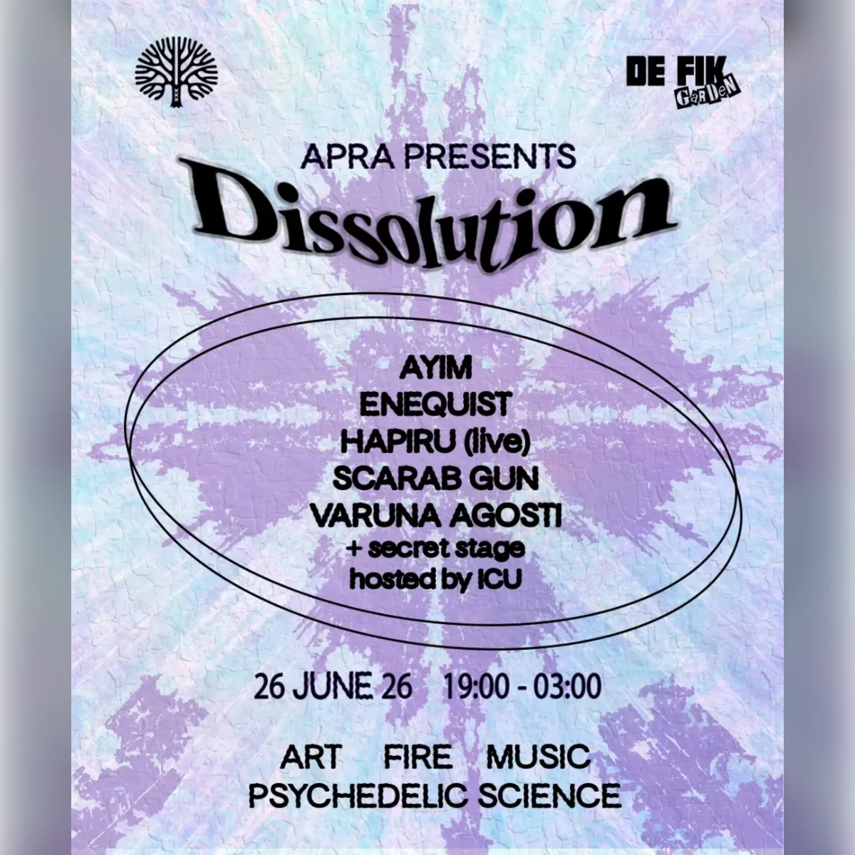 APRA Presents: Dissolution