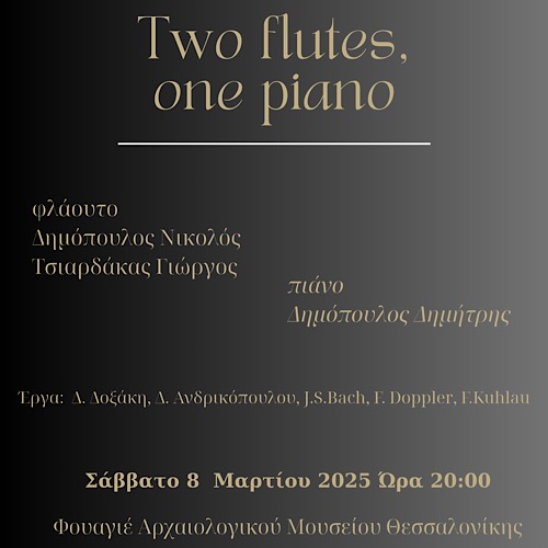 Two Flutes One Piano