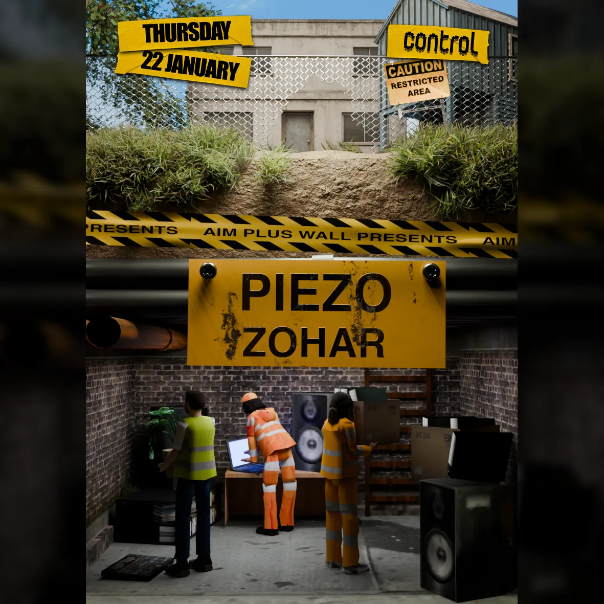 aim+wall presents: Piezo [IT], Zohar [NL]