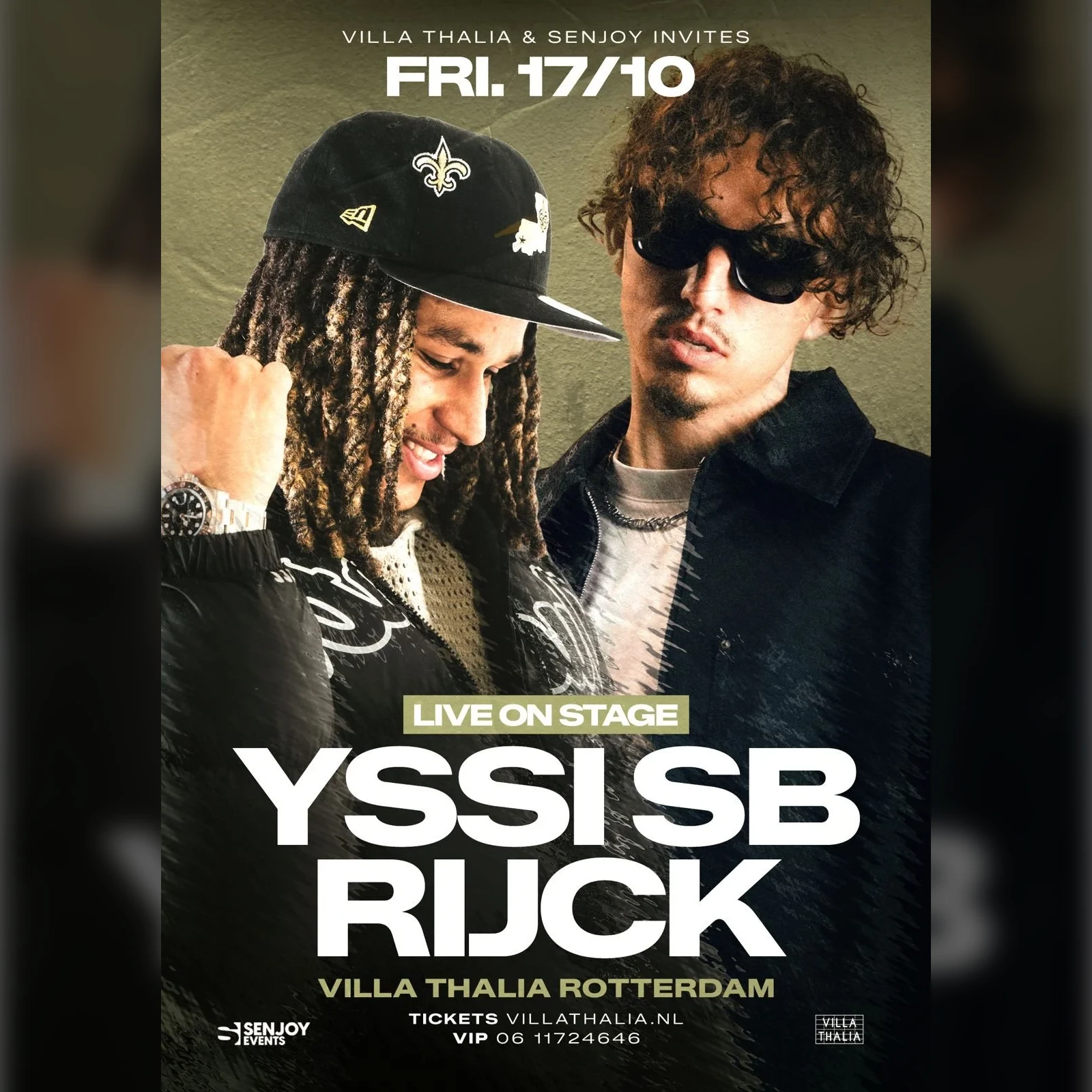 VILLA THALIA INVITES RIJCK & YSSI SB (LIVE) | FRIDAY OCTOBER 17TH
