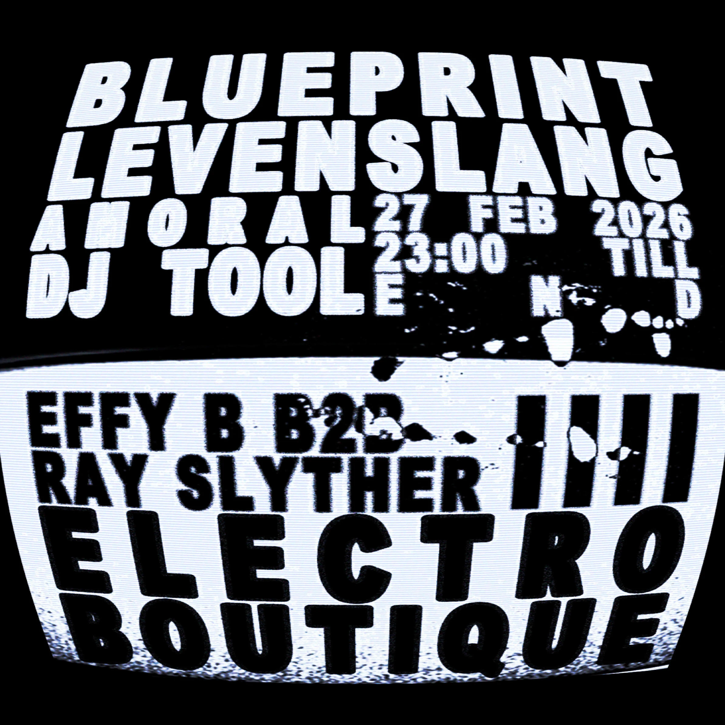 Blueprint Levenslang x Electro Boutique