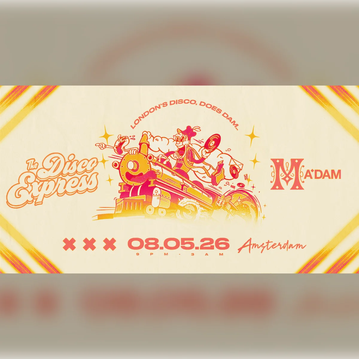 Madam by Night invites: The Disco Express