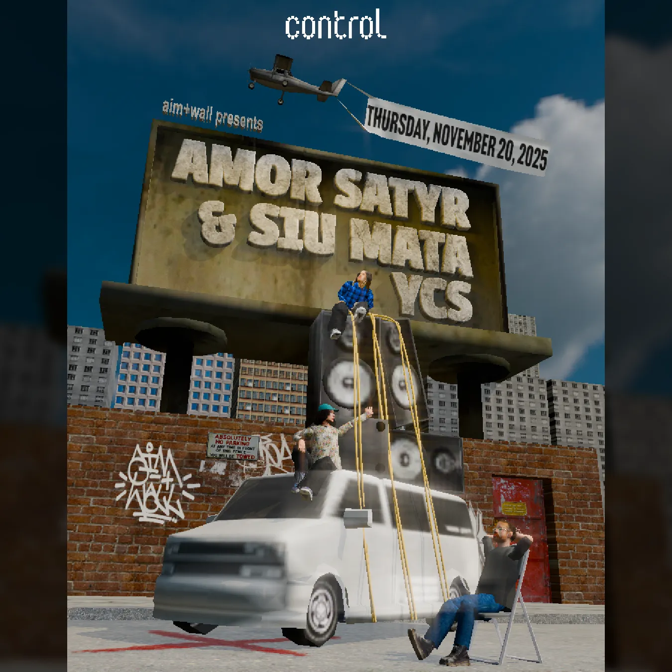 aim+wall presents: Amor Satyr & Siu Mata [FR], YCS