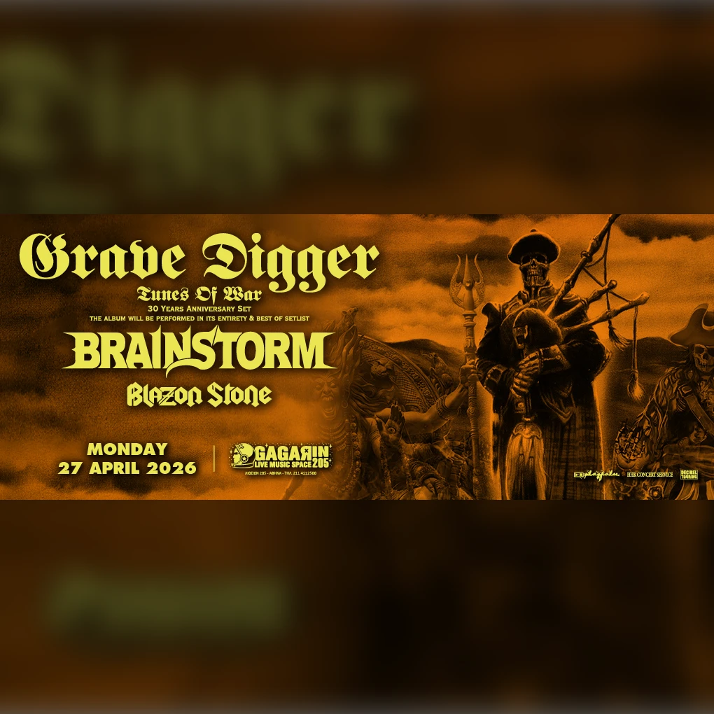 GRAVE DIGGER «Tunes Of War» 30 Years Anniversary Set +BRAINSTORM +BLAZON STONE