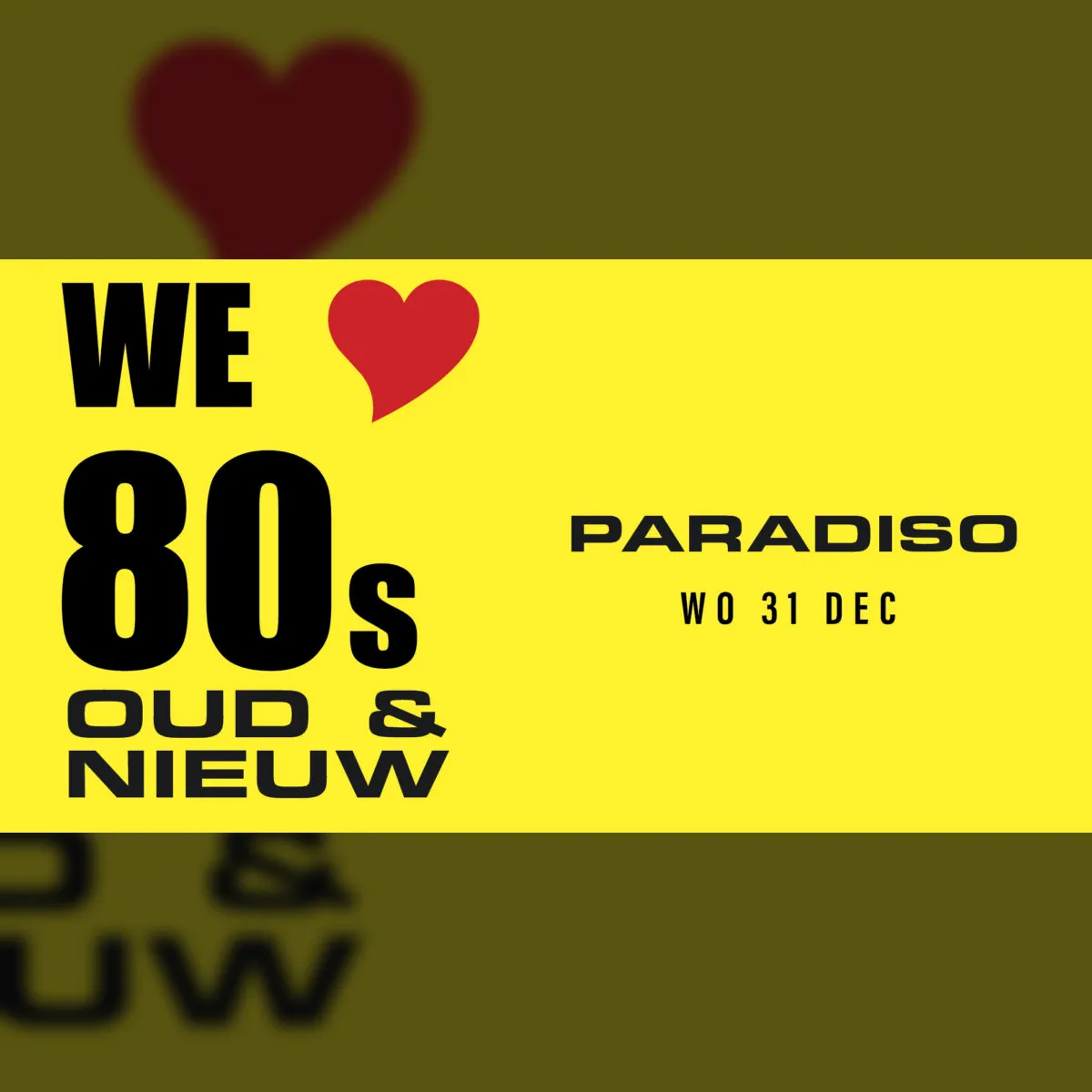 We Love 80s Oud & Nieuw