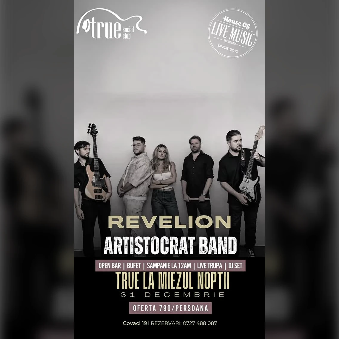 Revelion Aristocrat Band - True La Miezul Noptii