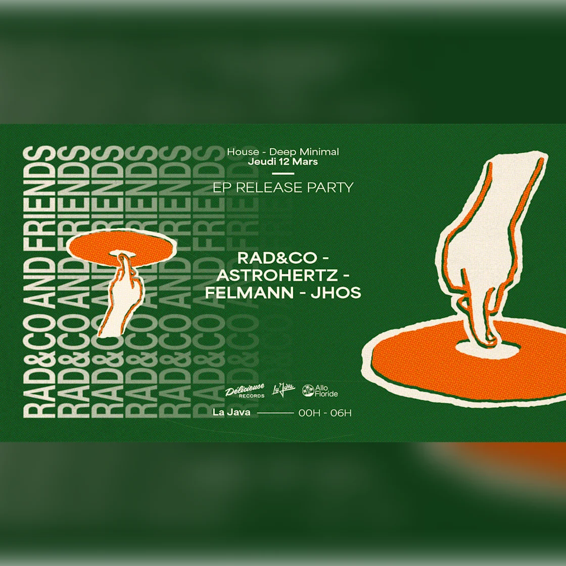Ep Release Party : Rad&Co, Astrohertz, Felmann & Jhos