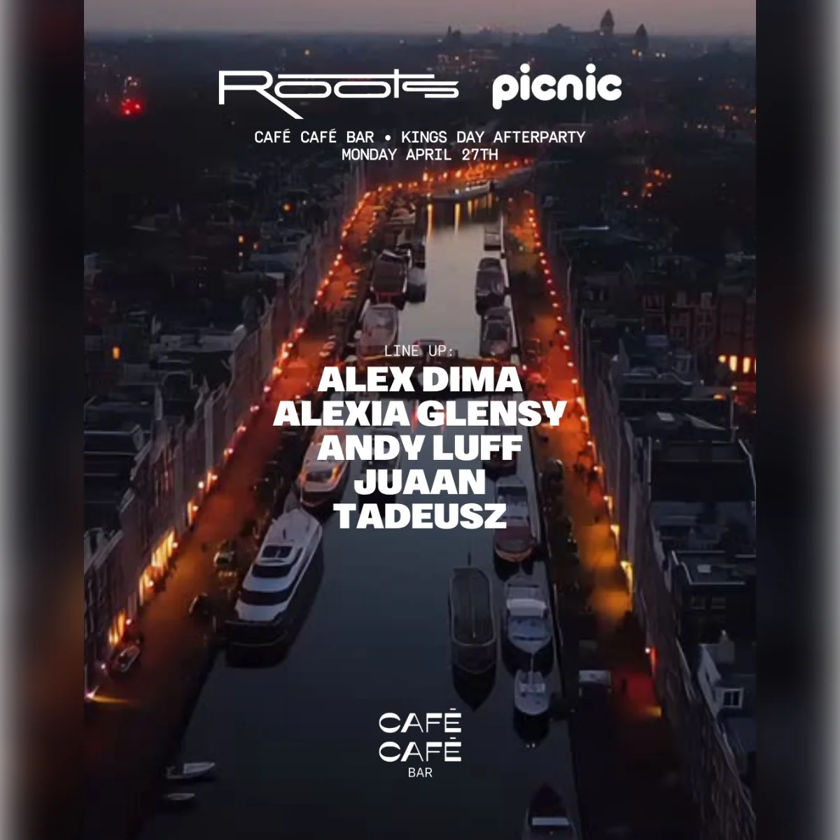 Roots x Picnic Kingsday Afterparty