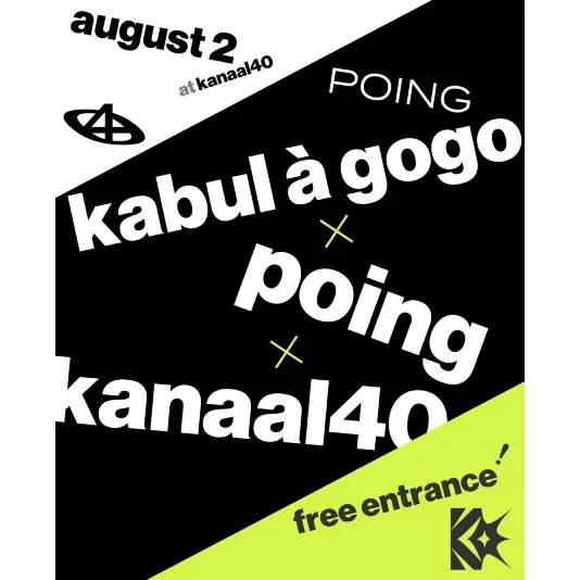 KABUL à GoGo x Kanaal40