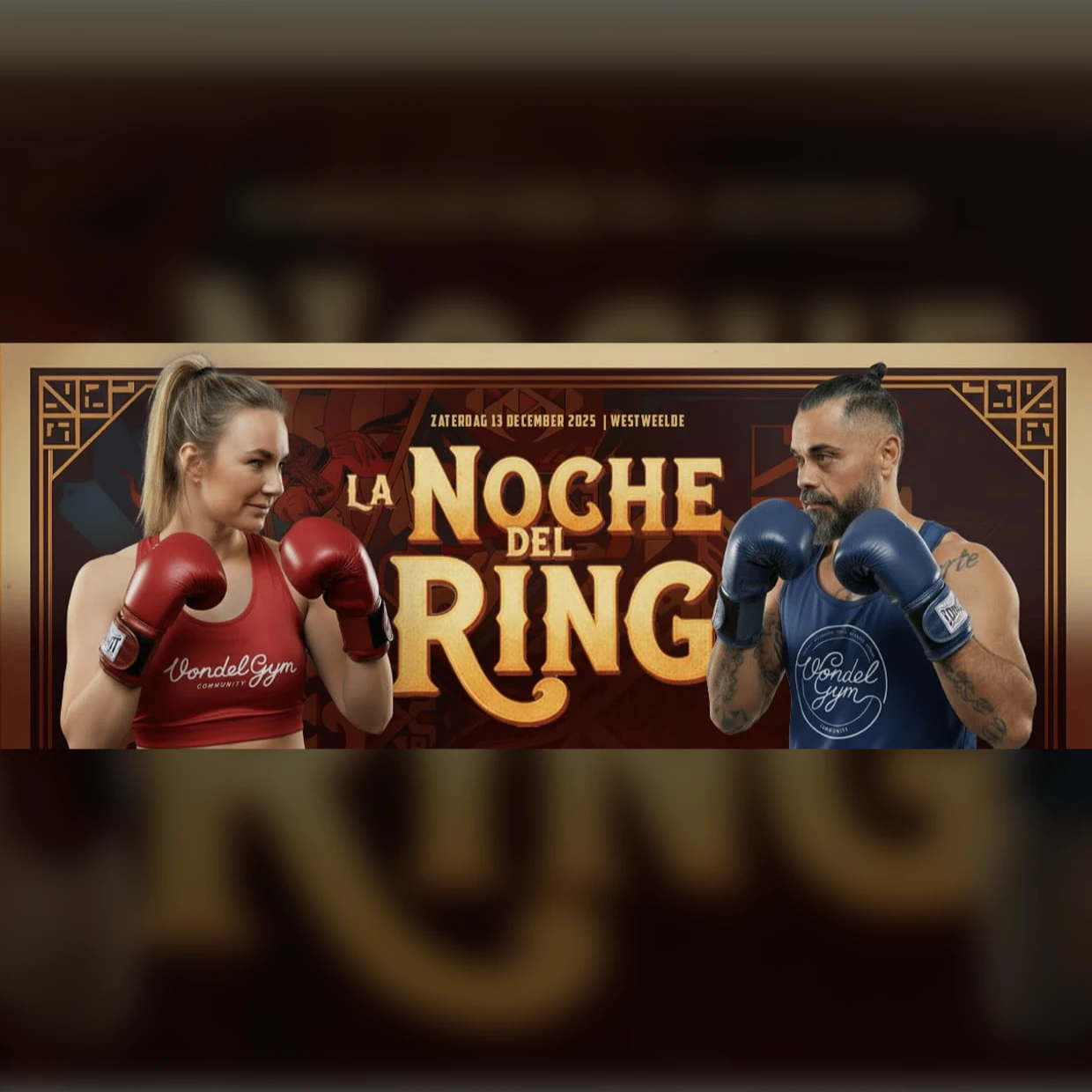 Vondelgym presents La Noche del Ring - Afterparty / 20:00-02:00