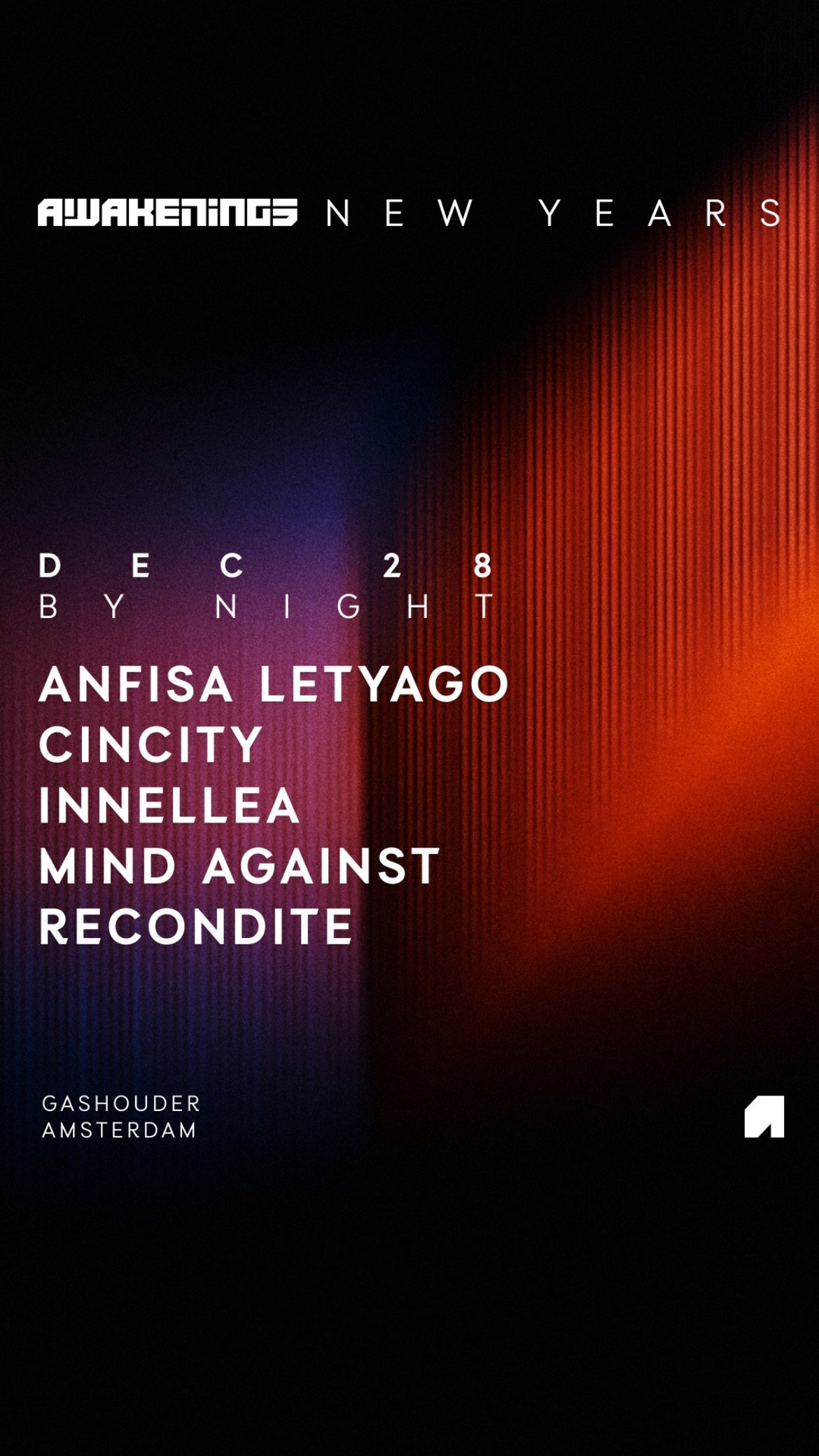 AWAKENINGS NEW YEARS | DECEMBER 28 BY NIGHT