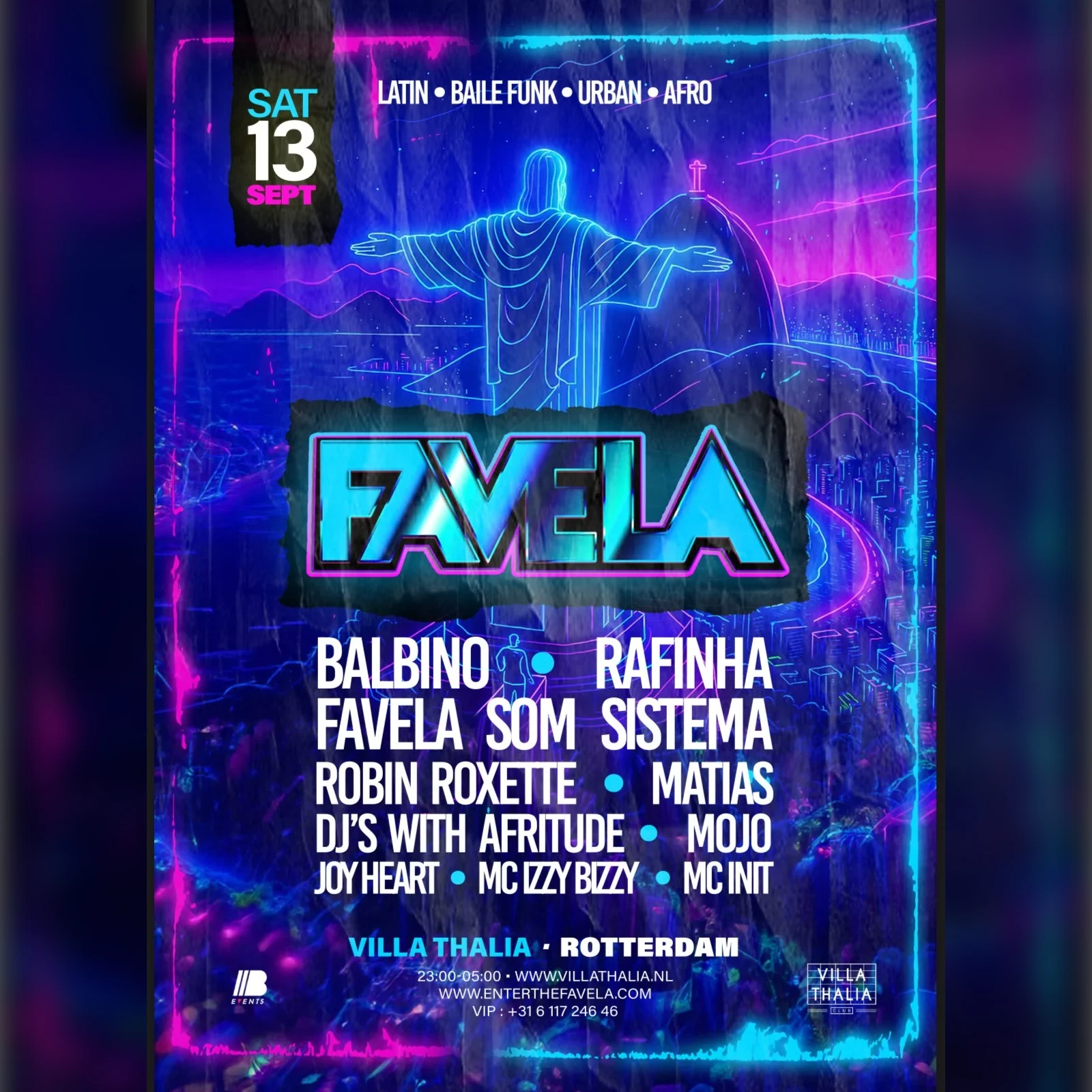 Favela | SATURDAY SEPTEMBER 13TH