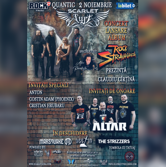Scarlet Aura - Lansare Album „Rock-Stravaganza”