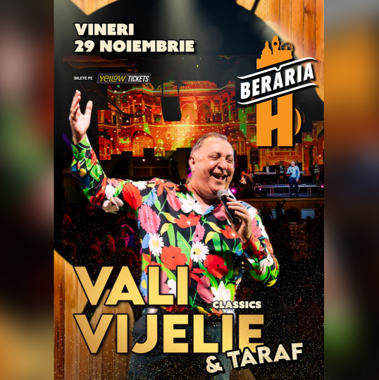 Vali Vijelie și formația în concert