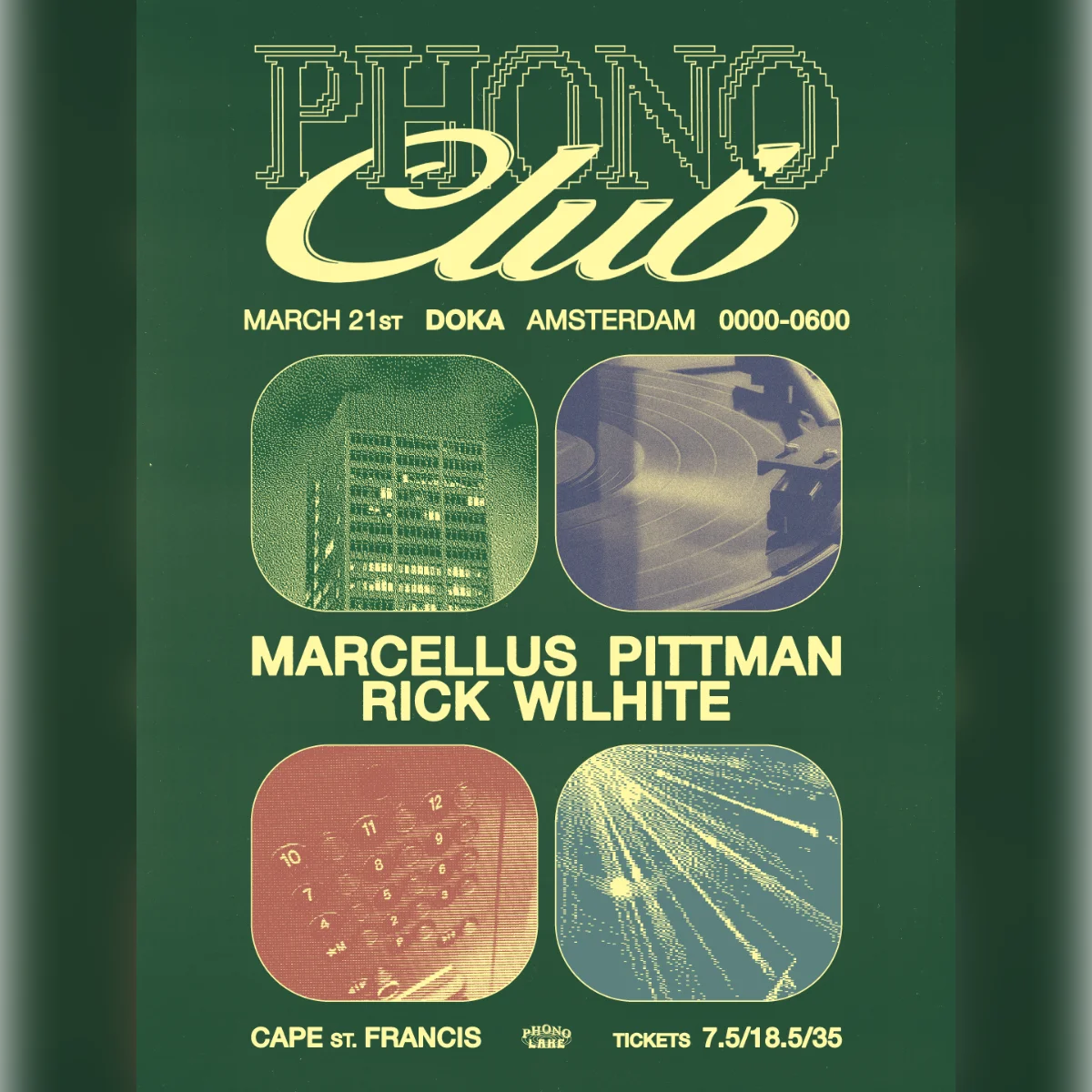 Phono Club with Marcellus Pittman & Rick Wilhite