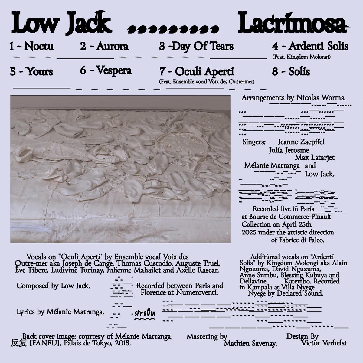Low Jack presents Lacrimosa w/ Ensemble vocal Voix des Outre-Mer