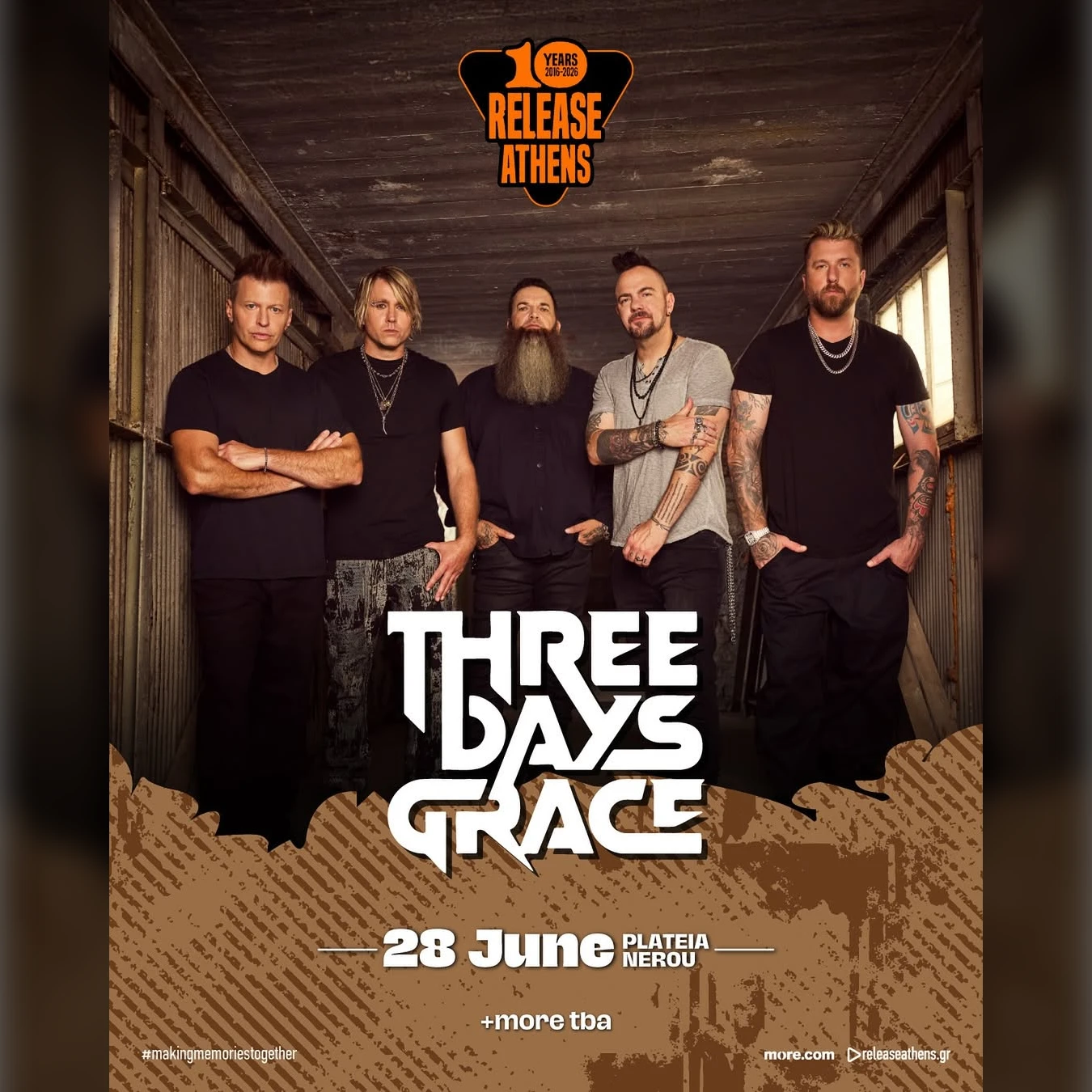  Three Days Grace / Release Athens 2026