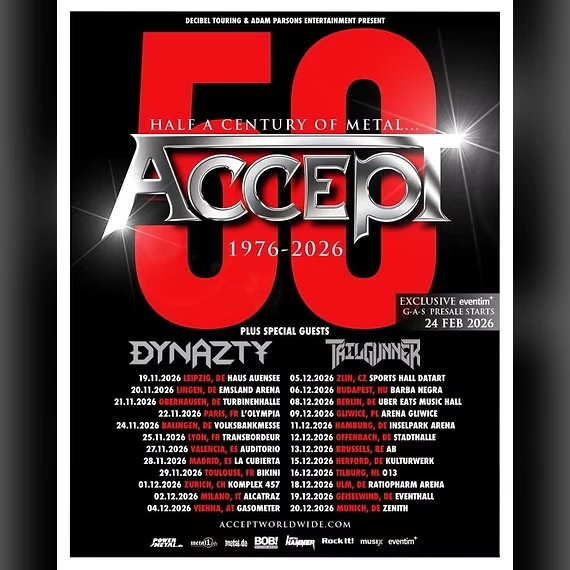 Accept - 50th Anniversary Tour