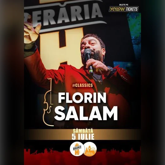 Florin Salam și orchestra cântă la Berăria H