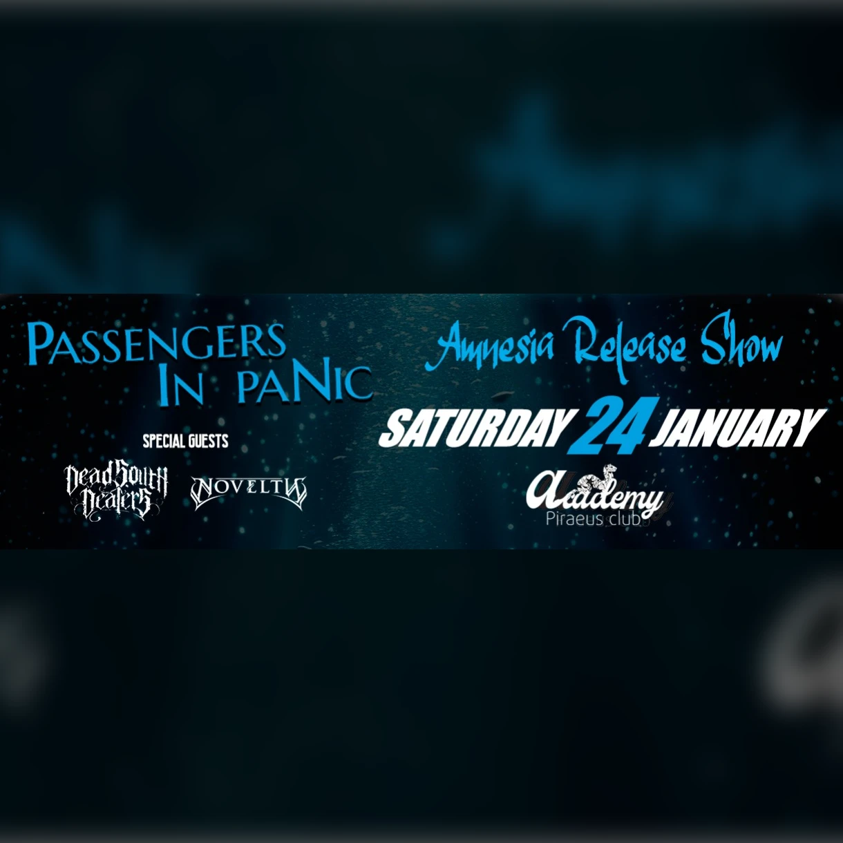 Passengers In Panic - Παρουσίαση νέου άλμπουμ “Amnesia”