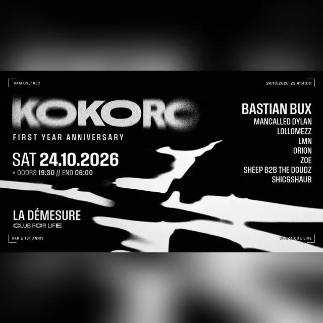 Kokoro - One Year Anniversary - Bastian Bux