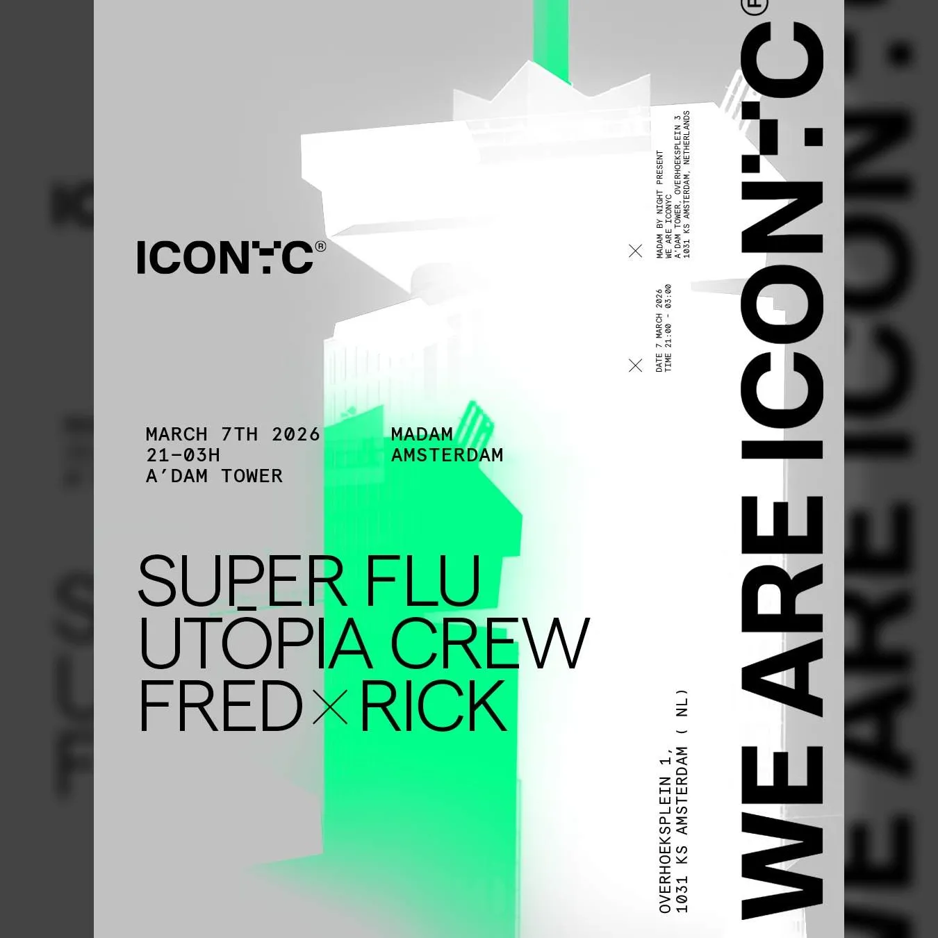 Madam by Night invites: WE ARE ICONYC