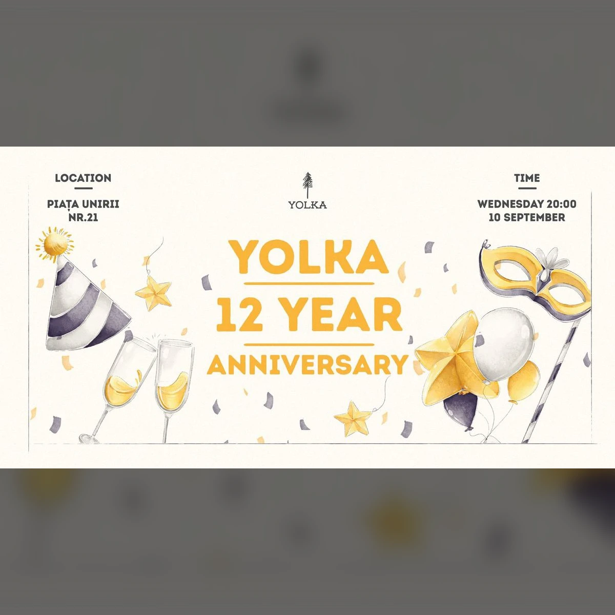 YOLKA 12 YEAR ANNIVERSARY