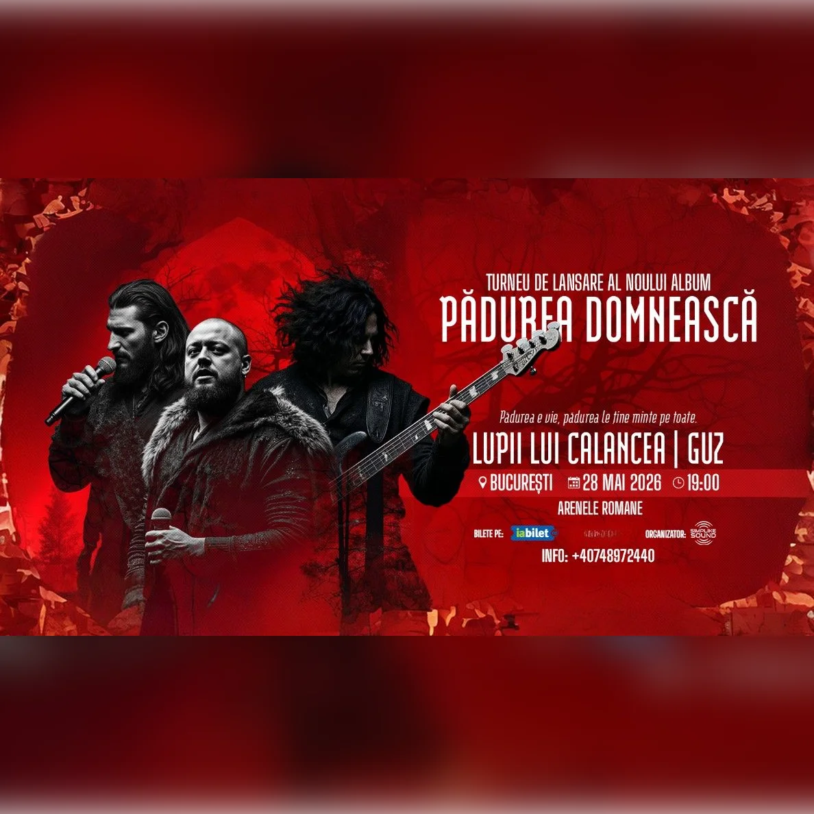 Lupii lui Calancea & Guz – Turneu Național de Lansare: „Pădurea Domnească”