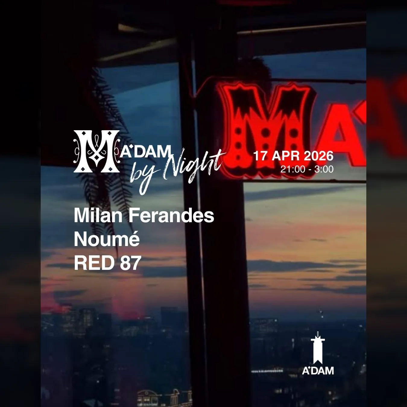 Madam by Night invites: RED 87, Noumé, Milan Fernandes