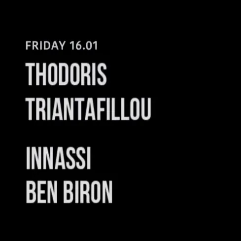 Thodoris Triantafillou + Innassi + Ben Biron