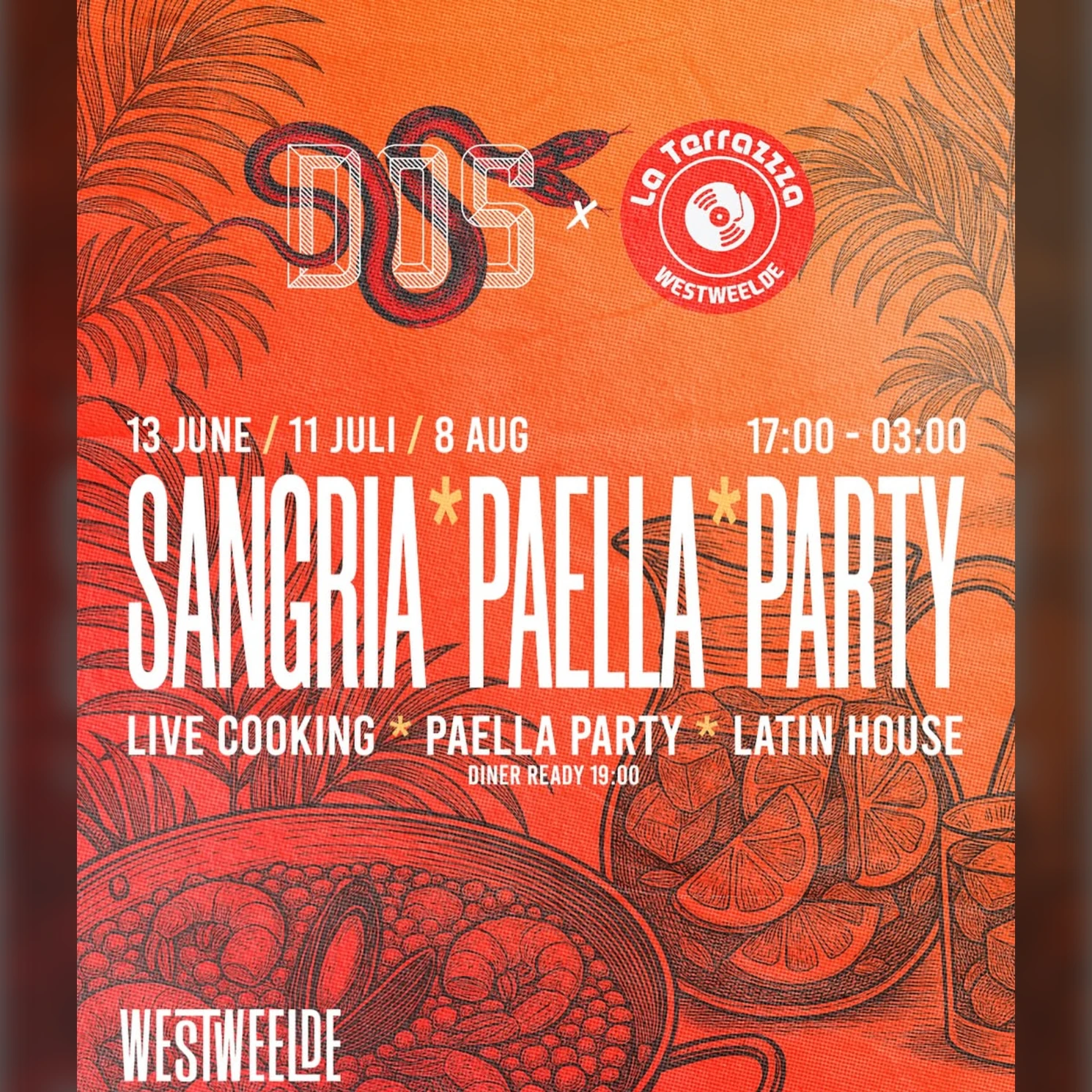 Sangria & Paella by La Terrazza x DOS