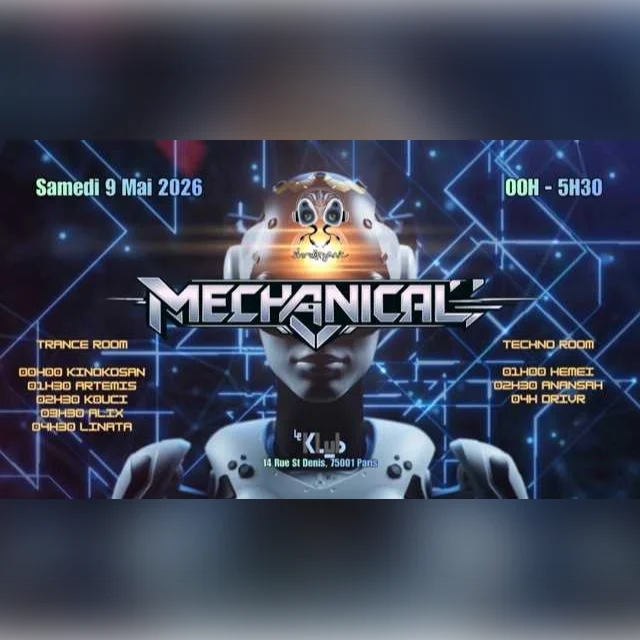 StereOrganic X Le Klub - MECHANICAL - PARIS 01