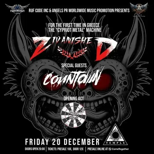 ΖΙVANISHED / CONCORDIA  / TIGHT SPOT / WEEVIL live 