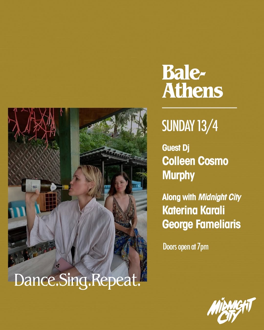 BALEATHENS w/ COLLEEN "COSMO" MURPHY and KATERINA KARALI, GEORGE FAMELIARIS