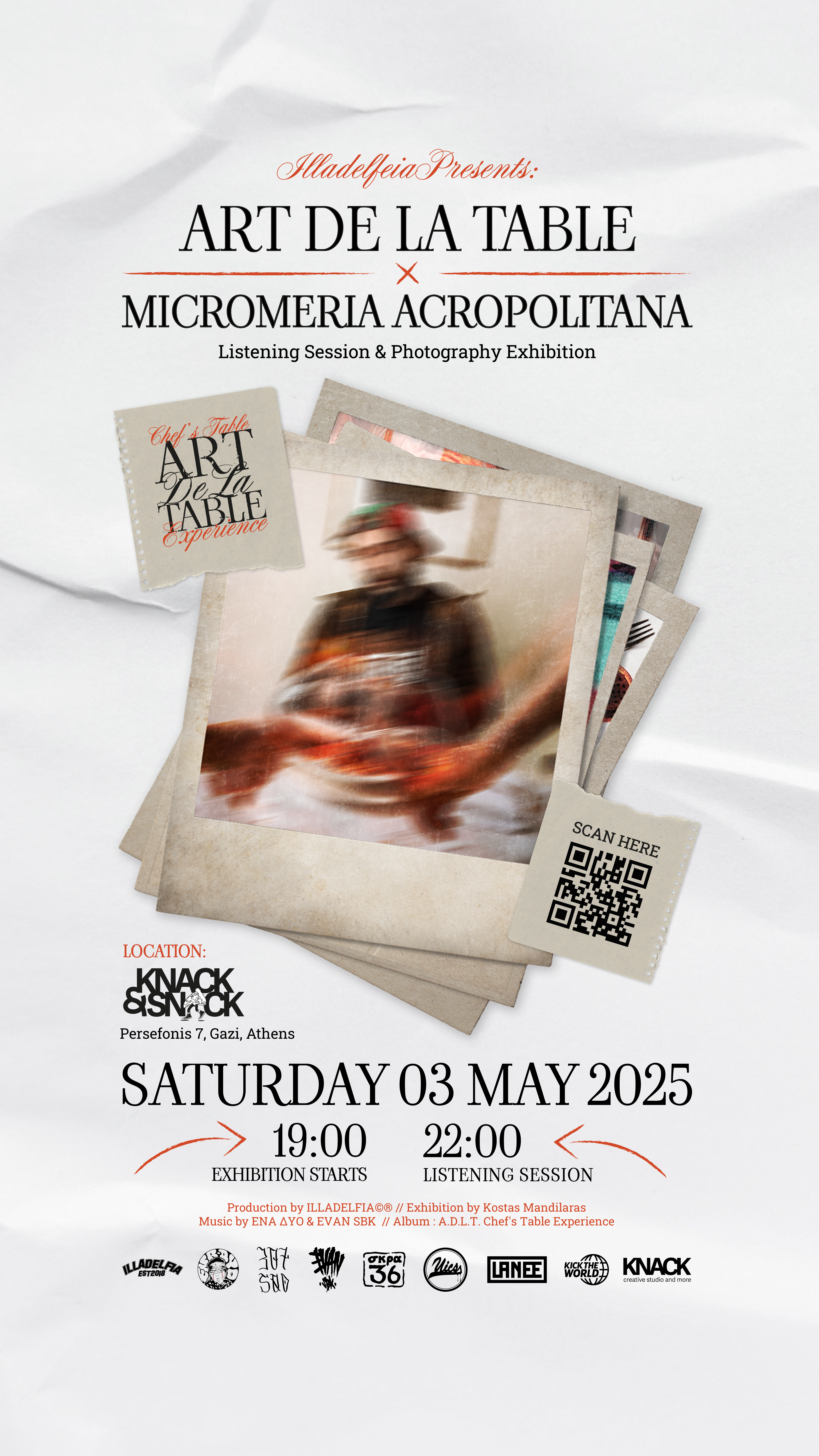 ILLADELFIA presents: Listening Session του Album "ART DE LA TABLE