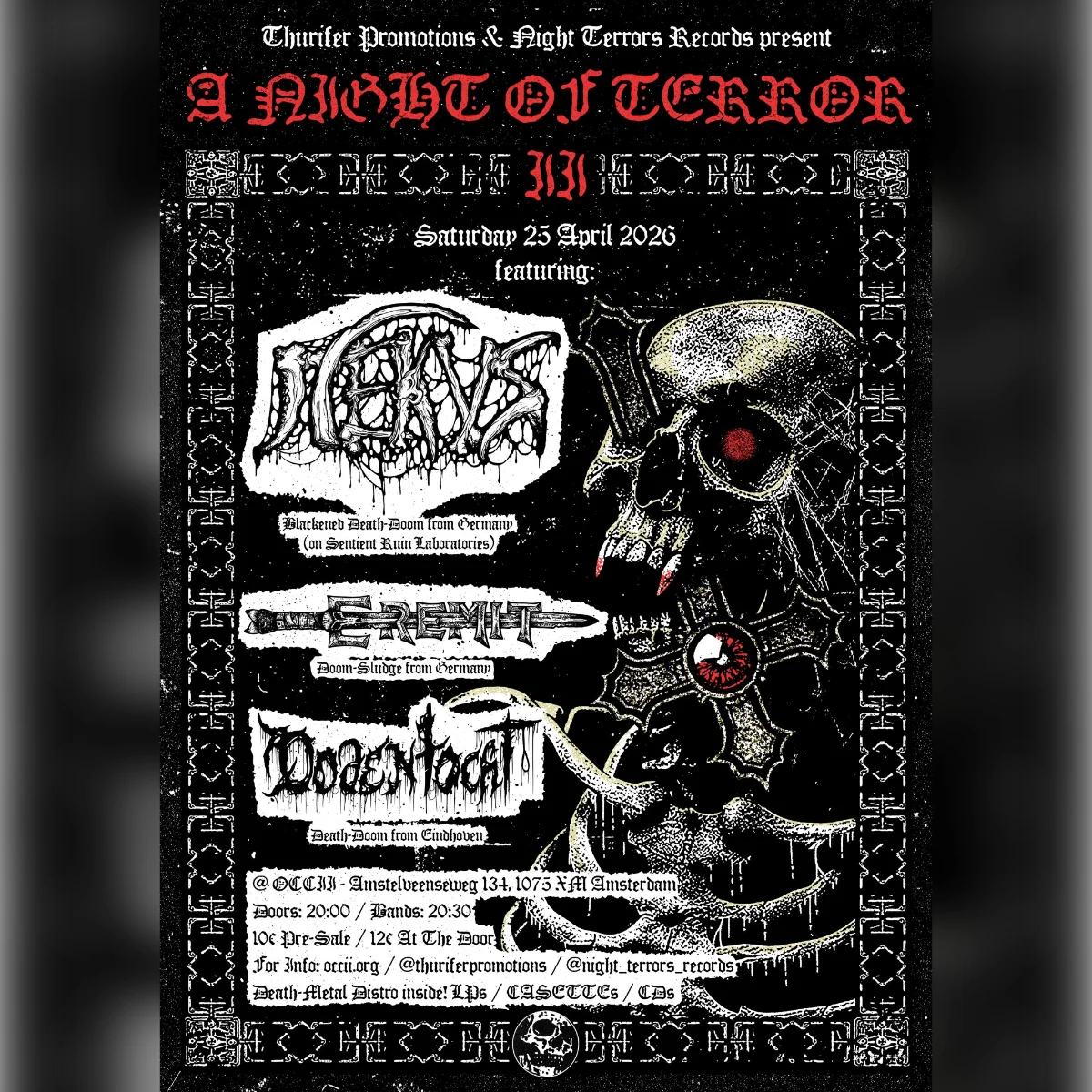 A Night of Terror #2 w/ Nekus + Eremit + Dodentocht