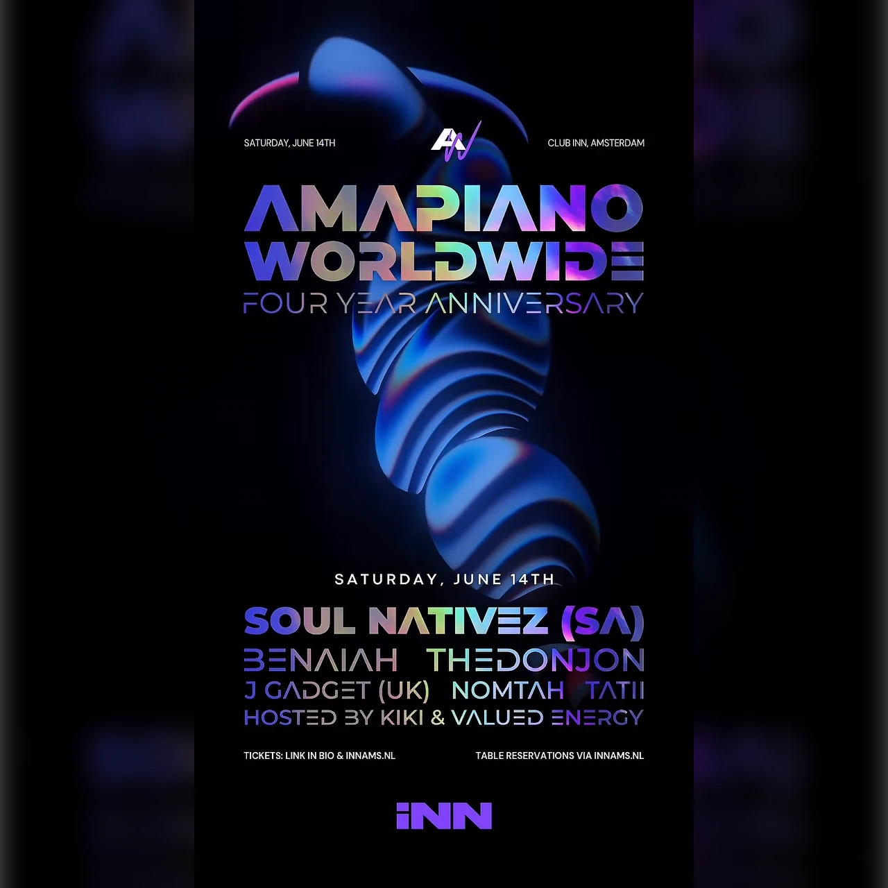 Amapiano Worldwide 4YR Anniversary w/ SOUL NATIVEZ , J Gadget , Benaiah and more!